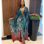 Summer Chiffon Floral Printed Pants Set – Elegant Loose Batwing Sleeve Matching Outfit - Image 2