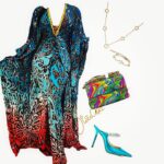 Summer Chiffon Floral Printed Pants Set – Elegant Loose Batwing Sleeve Matching Outfit - Image 3