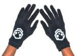 SLAYA Logo Gloves – Black & Red