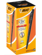 BIC Clic Medium Ball Pen – Box of 60 Pens - Image 2