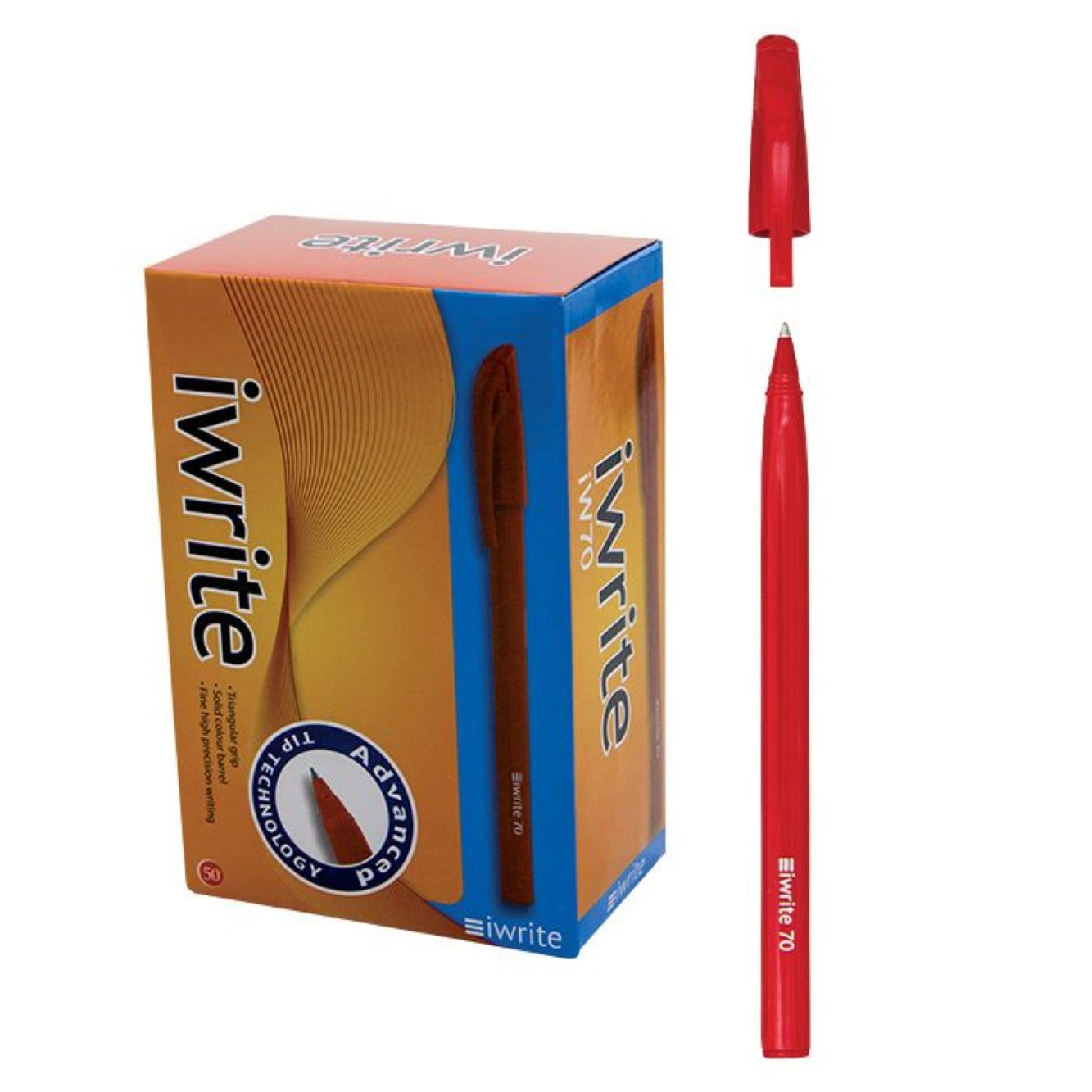 iwrite pen - Red iWrite Pens - RED, BLUE & BLACK - Image 1