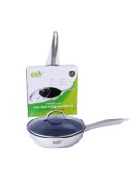 Non-Stick Stainless-Steel Frying Pan with Lid